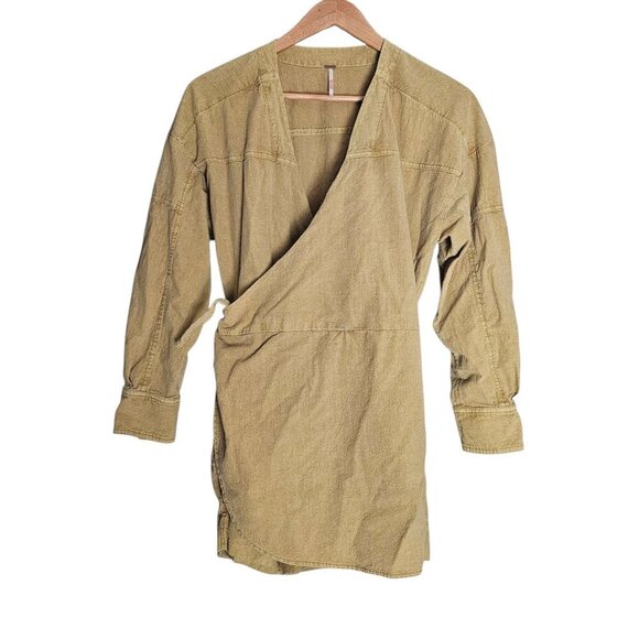 Women's - Free People Lia Wrap One Piece Romper, Size 4 - Picture 3 of 11